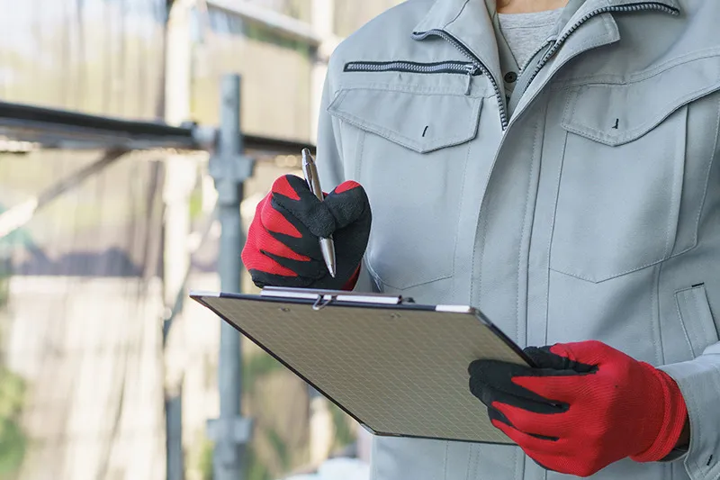 独自の施工の流れについてご案内